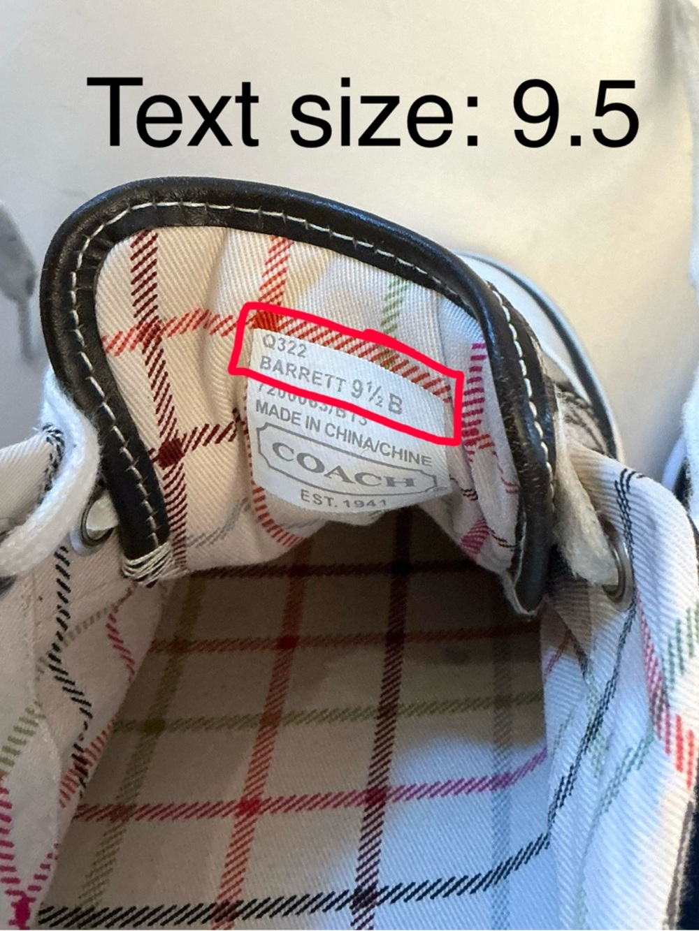 Coach Barrett Khaki Tan Signature Logo Canvas Low Top Lace up Sneakers Size 9.5 - Picture 15 of 15